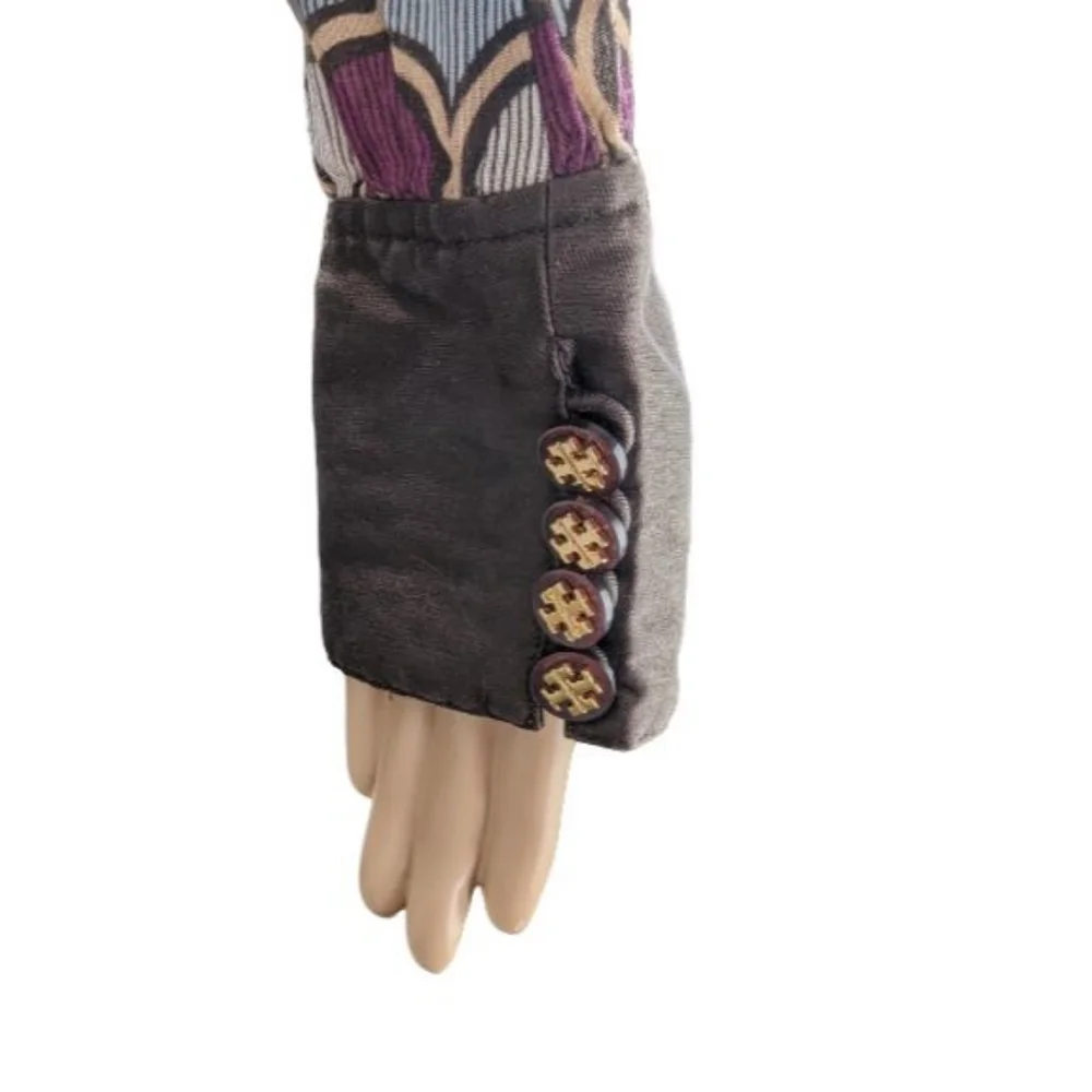 Tory Burch Long Sleeve Multi-Color Printed Top 10